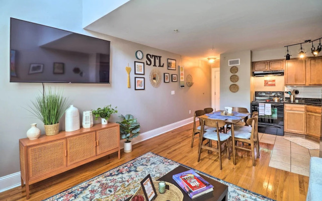 St Louis Apartment: Walk to Eating & Entertainment
