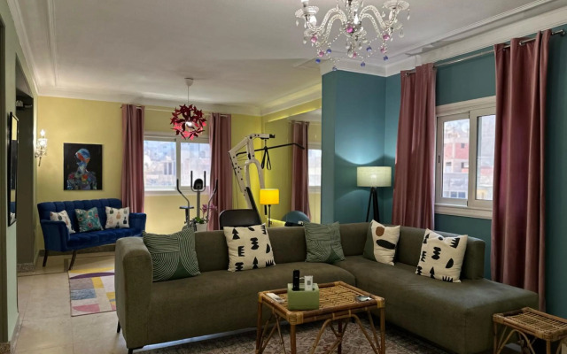 Spacious 3-Bedroom Fully-Furnished Apt in Nasr City