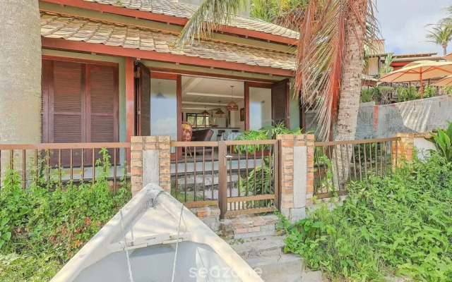 3 B Beachfront House w/ Barbecue Bombinhas Sdn042