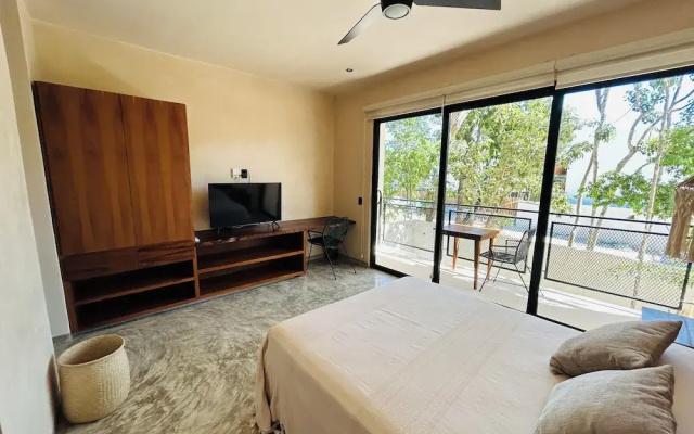 Pool with Private Balcony  Studio S13