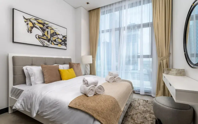 Waves - Impressive 1BR Apartment Close to Burj Khalifa