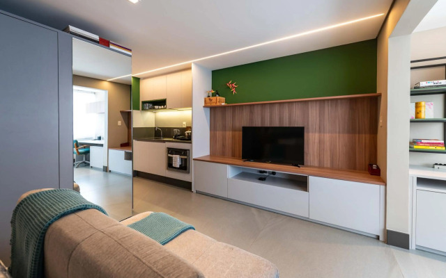 Pinheiros Faria Lima, Novo, 38M2, WIFI500MB