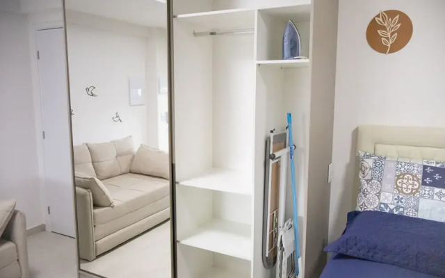 Studio com Lazer Completo e boa Localiza o