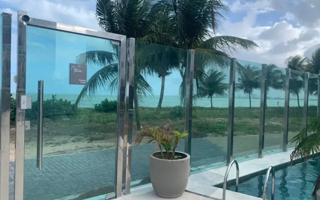 Pé na areia em Ponta de Campina, Paraíba
