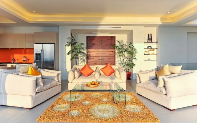 "panoramic Seaview 650sqm 4br Pool Villa 2 min Drive to Naithon Beach"