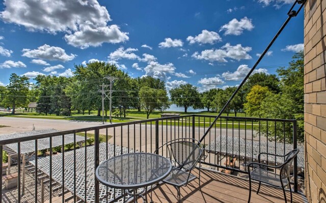 Downtown Yankton Apartment w/ Patio & River View!