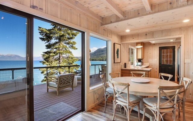 Mesmerizing Meeks Bay Outdoor Waterfront Deck