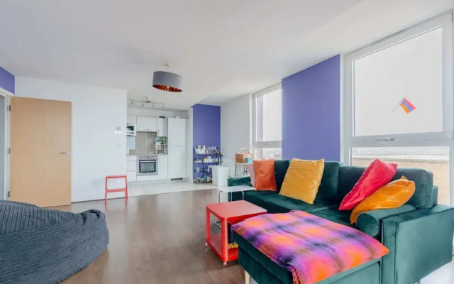 Quirky 1BD Flat W/gym & City Views Dalston!