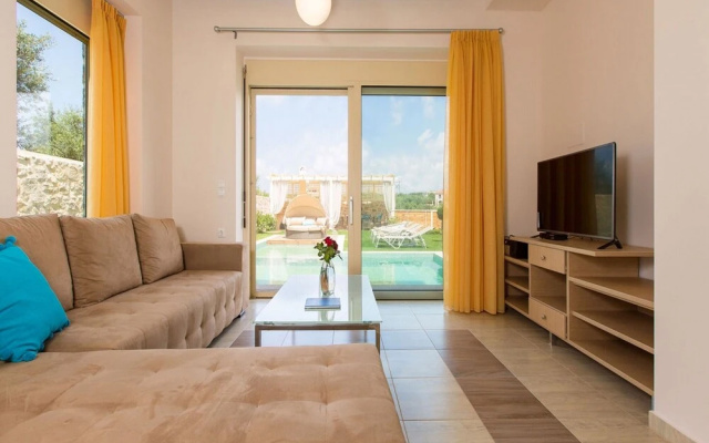 Blue Stone Pool Villa Crete Sea View