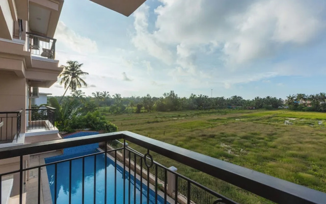 Palm Retreat 1BHK Pool & Field Views