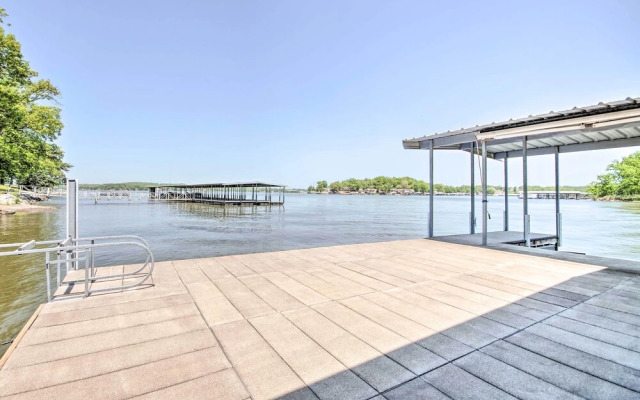 Private Dock: Home on Lake of the Ozarks