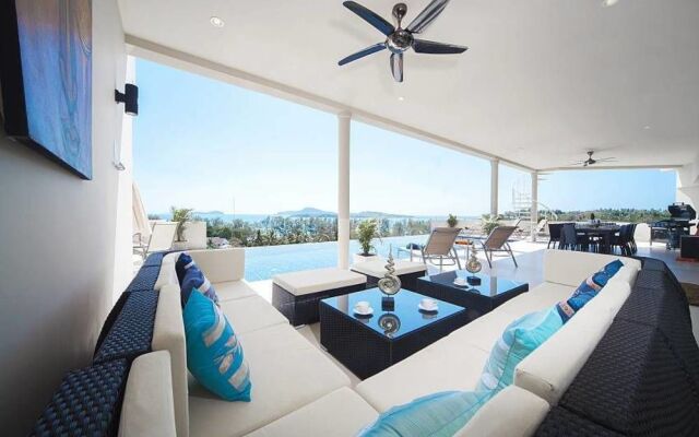 View Peche Villa 8 Bed 180 Degree Views across the Andaman Sea