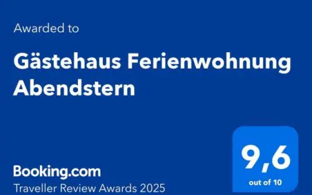 Gästehaus-Ferienwohnung Abendstern - garantierte Eintrittskarten für den EP!