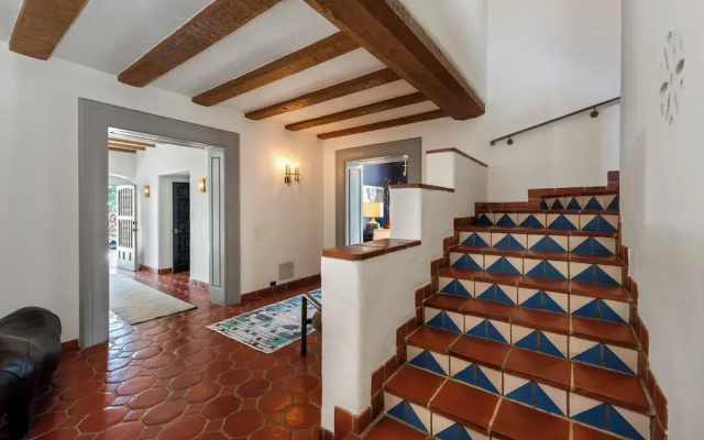 Howard Hughes Estate - Spanish Revival Gem w/ Pool, Wine Cellar & Guest House