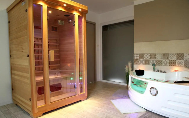 T2 LE GREEN SPA SAUNA & BALNEO tout confort.