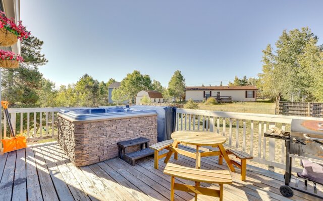 Fairplay Retreat w/ Private Hot Tub & Fireplace!