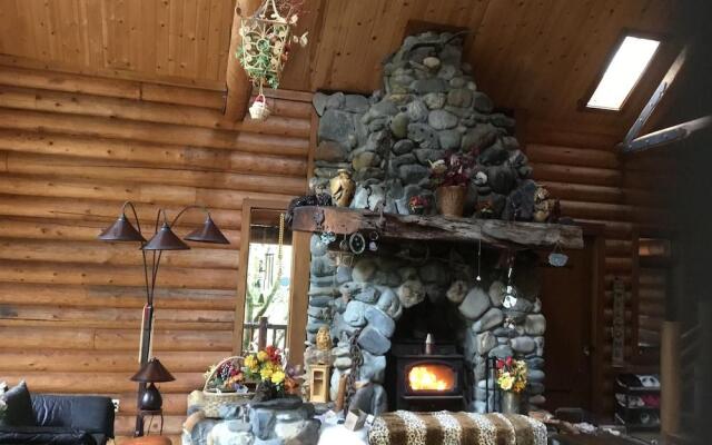 Redwood Log Cabin