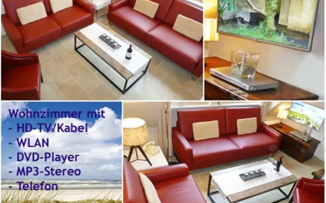 Ferienwohnung SYLTER DEICHWIESEN - 2-5 Personen / 3 Schlafzimmer / Terrasse