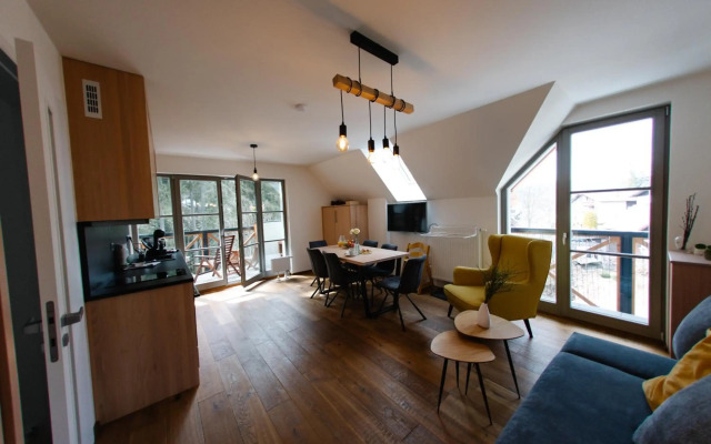 Luxusní horský apartmán v centru Harrachova