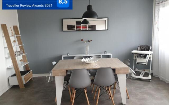 Mulhouse,Grand appart cosy&lumineux, 78m2 , pour 5 personnes