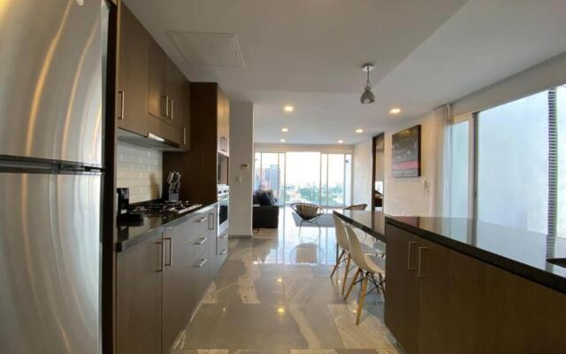 PH 2BR/2BA Private Terrace Chapultepec @serra