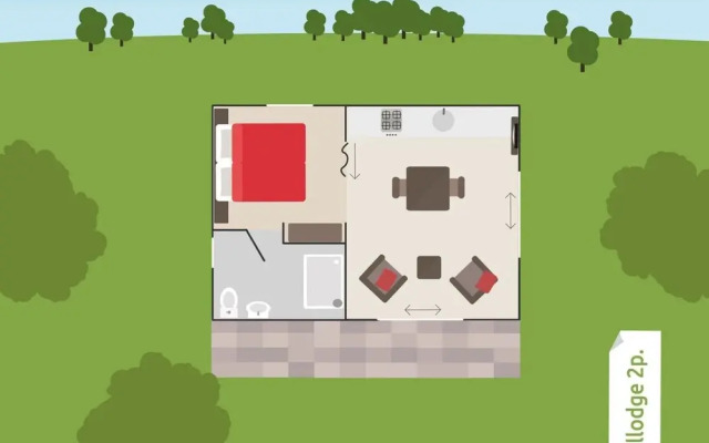 Two-Person Hotel Lodge