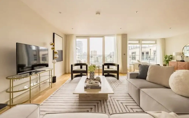 The Riverside Residence - 3bdr Flat With Balcony
