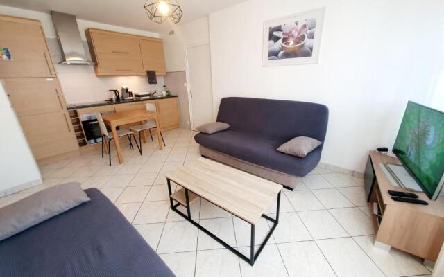 Apart 5 personnes, 1min Gare d'Annemasse, Genève 5km