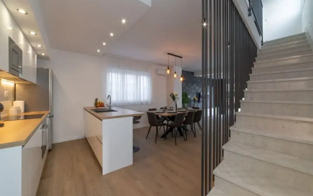 Luxury Kastela Villa With Heated Pool and Lounge Area