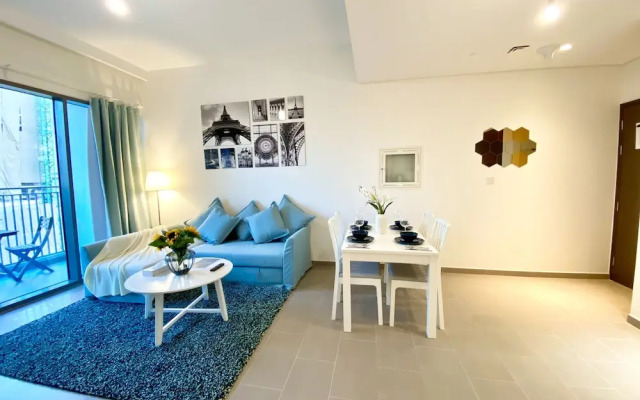 Marco Polo - Lofty Apt with Balcony Near Dubai Hills Mall