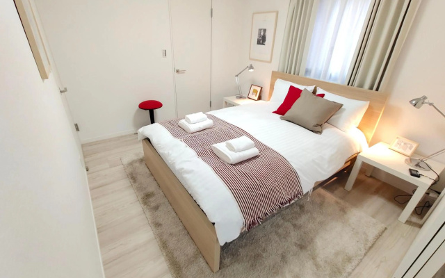 LANG Hotel Ginza # 1Floor 1Room# with Kitchen 從東銀座站步行3分鐘 帶廚房 हिगाशी गिन्ज़ा स्टेशन से 3 मिनट की पैदल दूरी पर रसोई के साथ – Guest Rooms – Tokyo