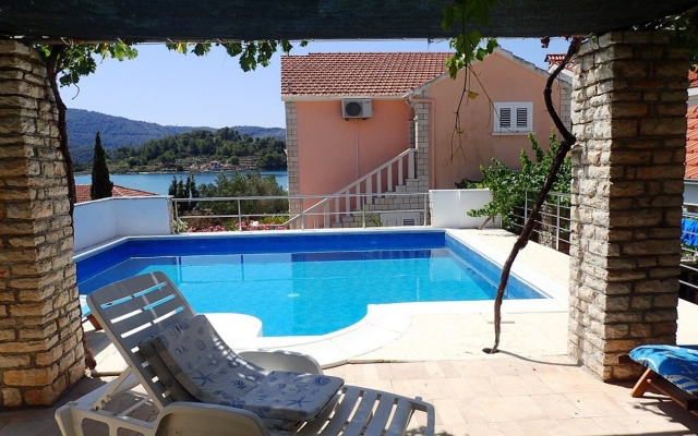 Holiday house Gradina 1 - private pool: Cove Gradina (Vela Luka), Island Korcula