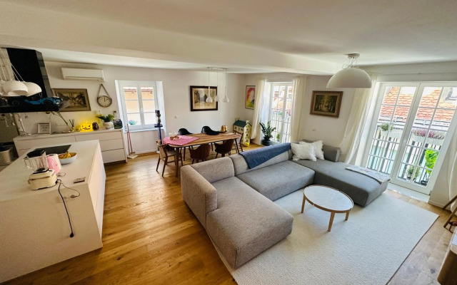 Top view residence in central Ljubljana