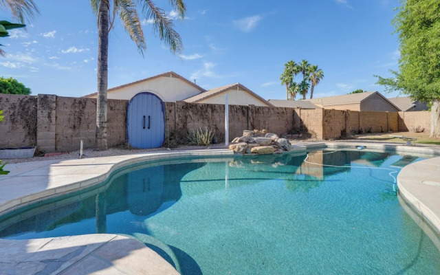 Private Pool & Patio: Spacious Gilbert Getaway!