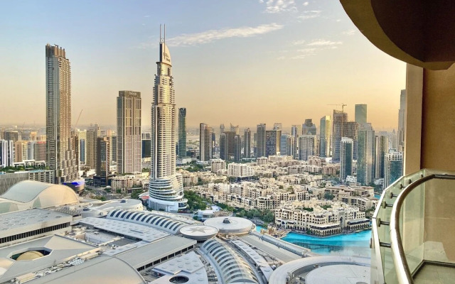 SuperHost- Classy Apt With Incredible Partial Fountain View I Address Dubai Mall