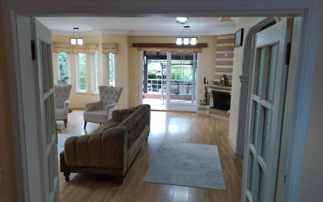 Cozy Home With Pool and Fireplace in Sapanca