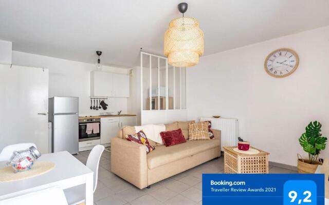 Appartement Lac rose - Parking, Métro, jusqu'à 4 personnes