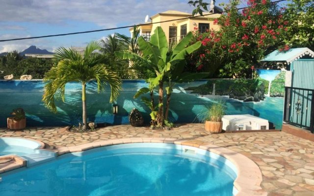 2 bedrooms villa with sea view private pool and jacuzzi at La Gaulette 6 km away from the beach