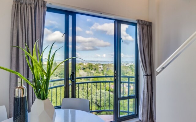 Penthouse with Mezzanine & Harbor Views