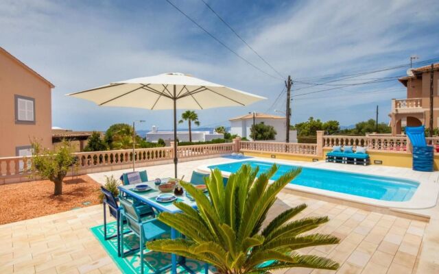 Villa With 3 Bedrooms in Llucmajor, With Wonderful sea View, Private P