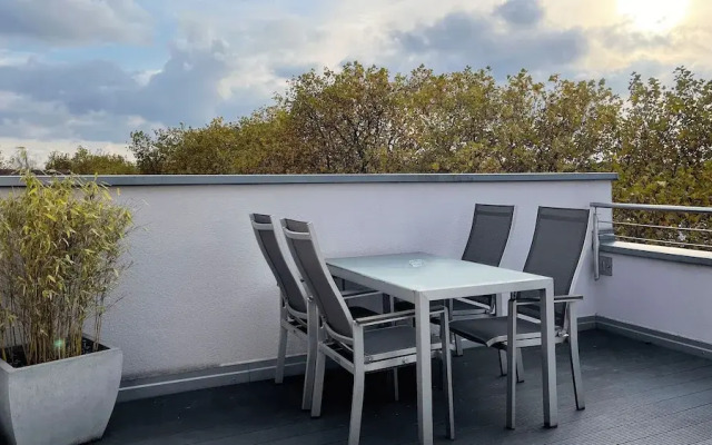 Modernes Apartment über den Dächern von Osnabrück