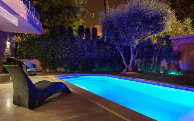 The Sapphire Apartment With Private Swimming Pool And Hot Tub Hivernage Quarter By Goldex Marrakech