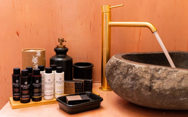 Pink Freud Villas Santorini