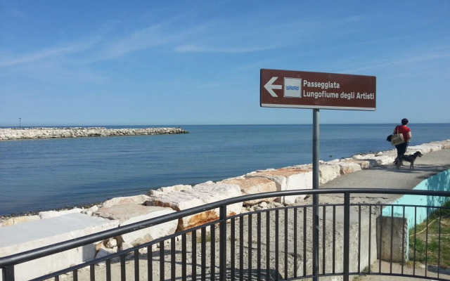 Appartamento sulla spiaggia con balcone