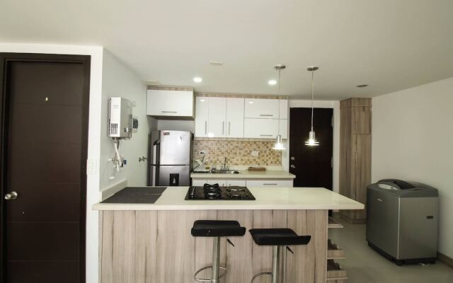 Apartamento Estudio Con 3 Camas Poblado Piso Alto