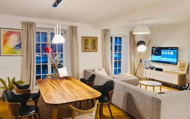 Top view residence in central Ljubljana