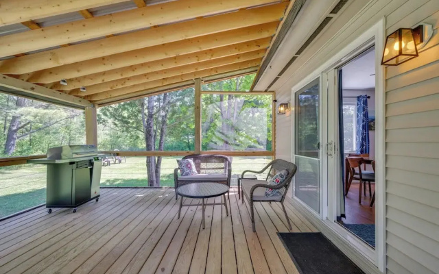 Peaceful & Private Franconia Home by Cannon!