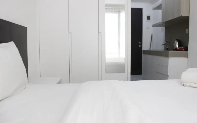 Monochrome Style Studio Room @Grand Asia Afrika Apartment