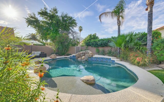 Tempe Retreat w/ Saltwater Pool & Grill!