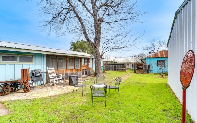 50s Diner-style Home in Llano w/ Shared Fire Pit!